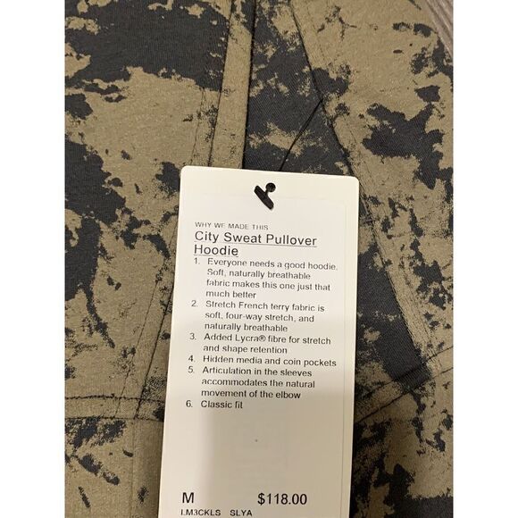 NWT Lululemon City Sweat Pullover Hoodie  Sz M - Picture 3 of 4